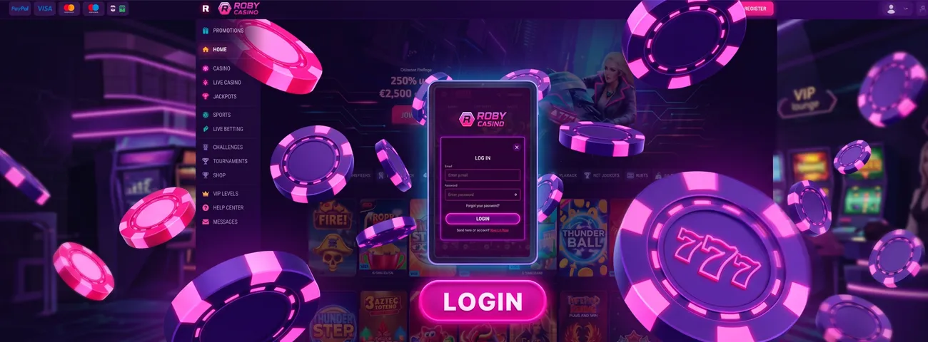 RobyCasino login